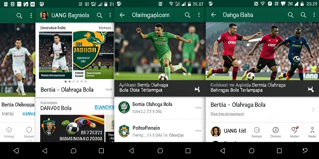 Tampilan antarmuka aplikasi UANG yang informatif dan mudah digunakan.